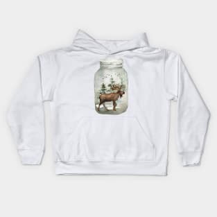 Winter in a Jar Kids Hoodie